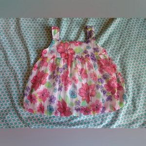 Girls 18 Months Floral Tank Top